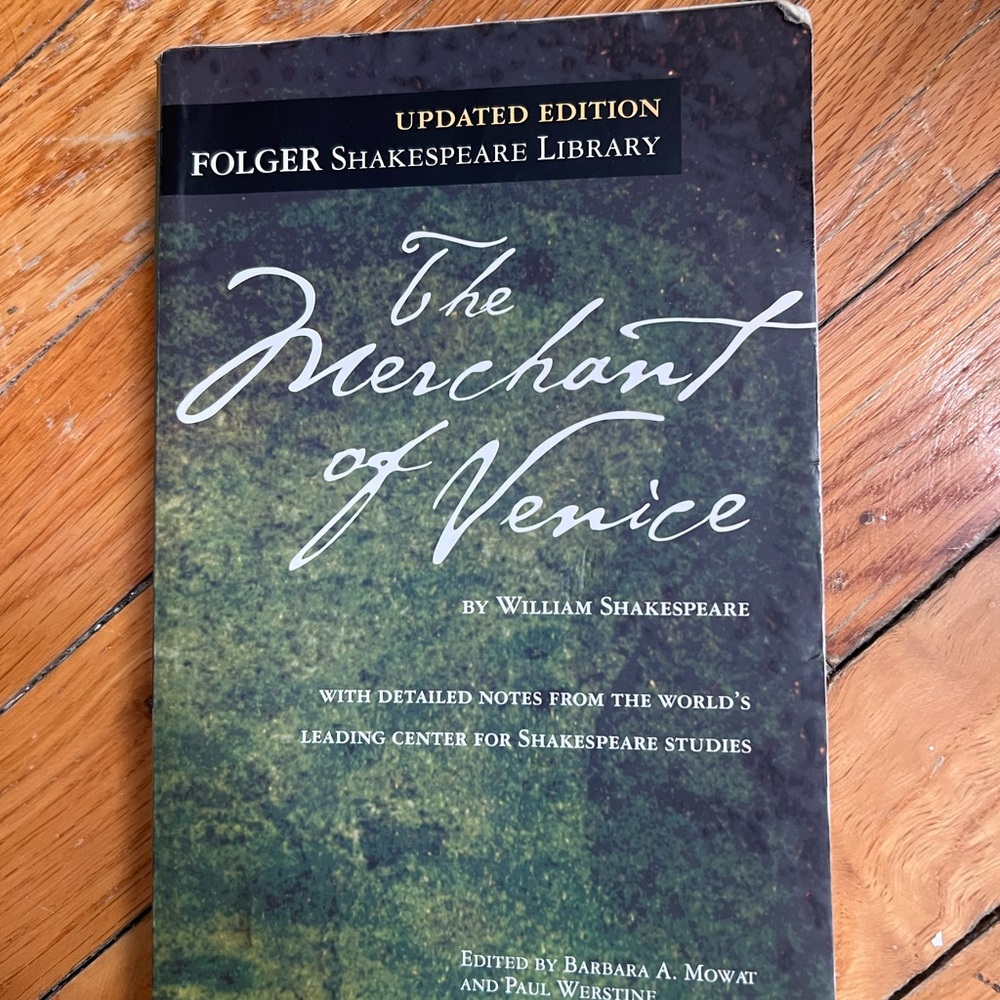 Folger Shakespeare Library - The Merchant of Venice (Green Cover)